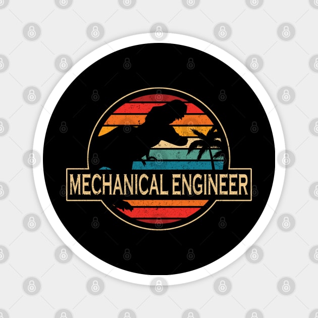 Mechanical Engineer Dinosaur Magnet by SusanFields